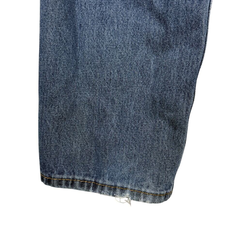 Levi's 550 Jeans Men 34x34 Blue Denim Distressed High-Rise Relaxed Fit Straight - Picture 8 of 15